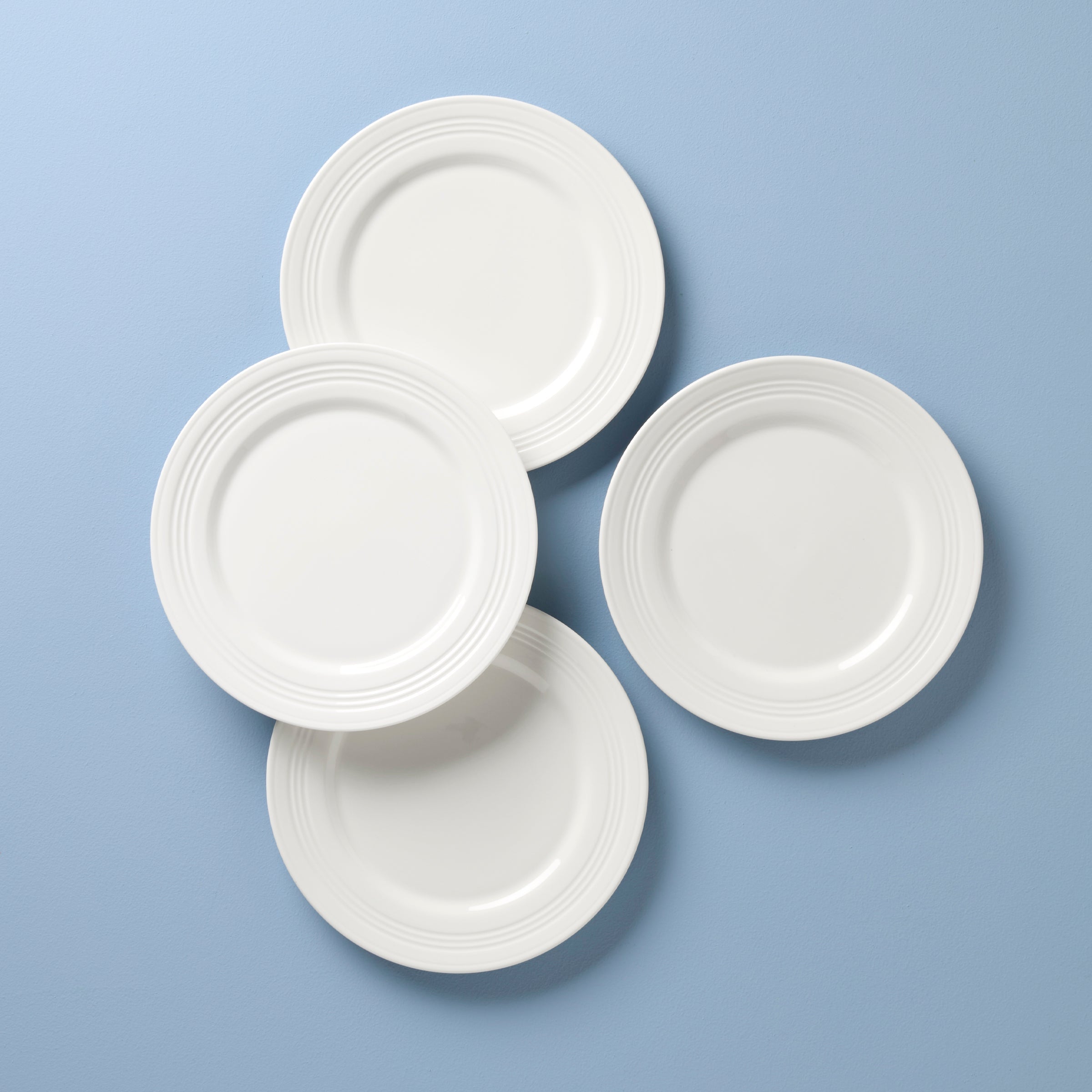 Bamboo Lattice Accent Decorative Plates, Set of 4