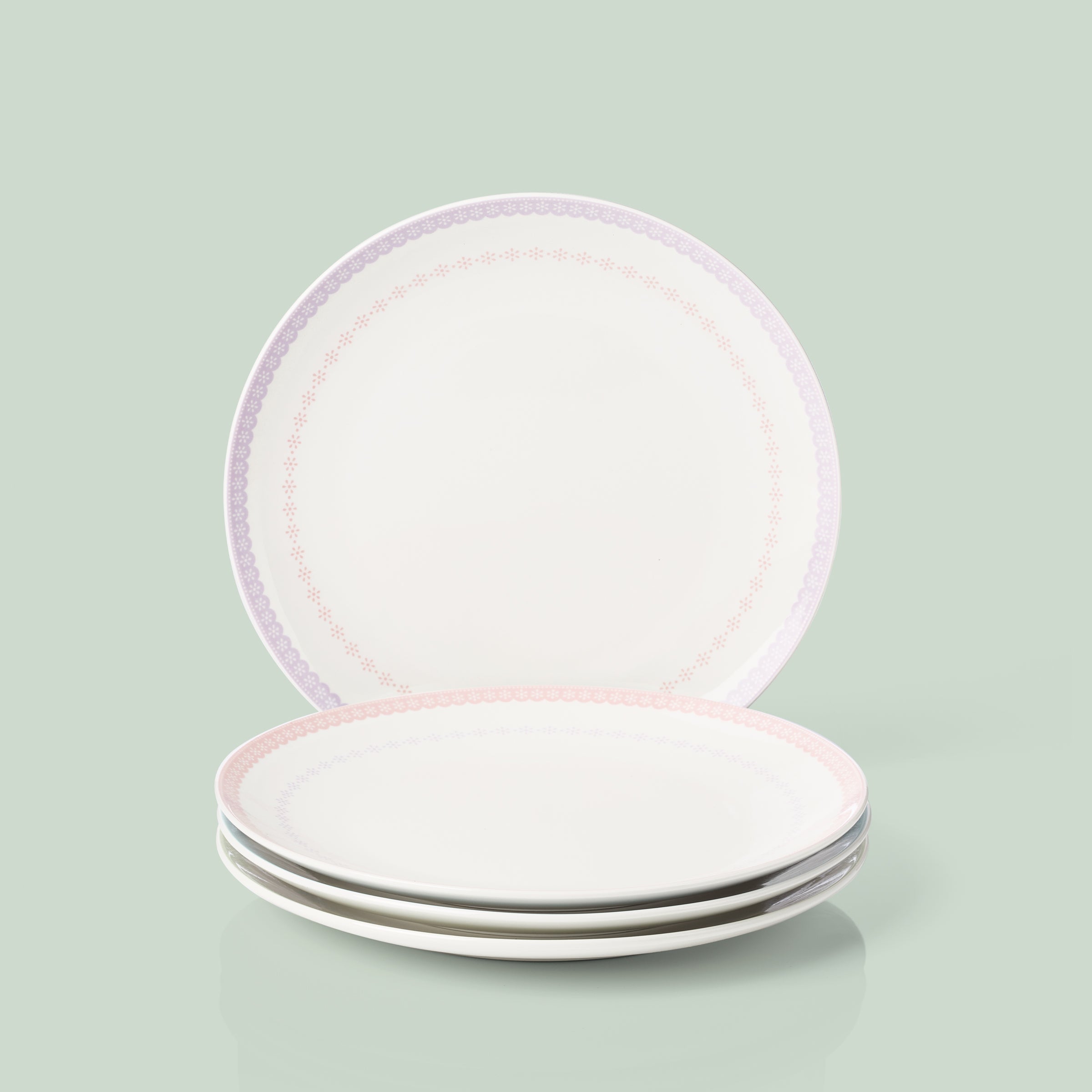 Easter Bunny Porcelain Dinner Plates, Set of 4 - Image 2