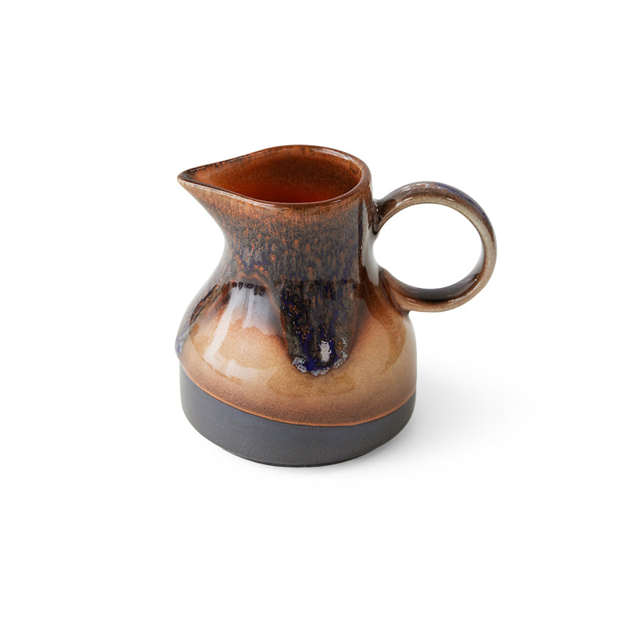 Small Stoneware Creamer Pitcher - Image 2