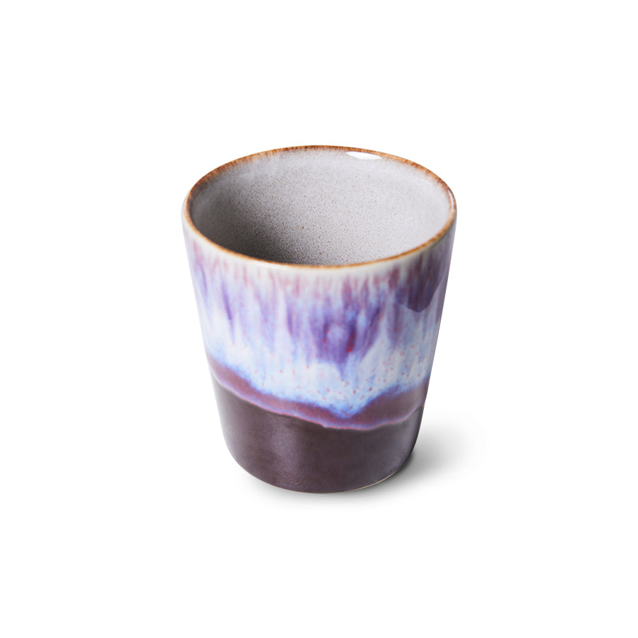 Small Multicolor Stoneware Coffee Cup - Image 2